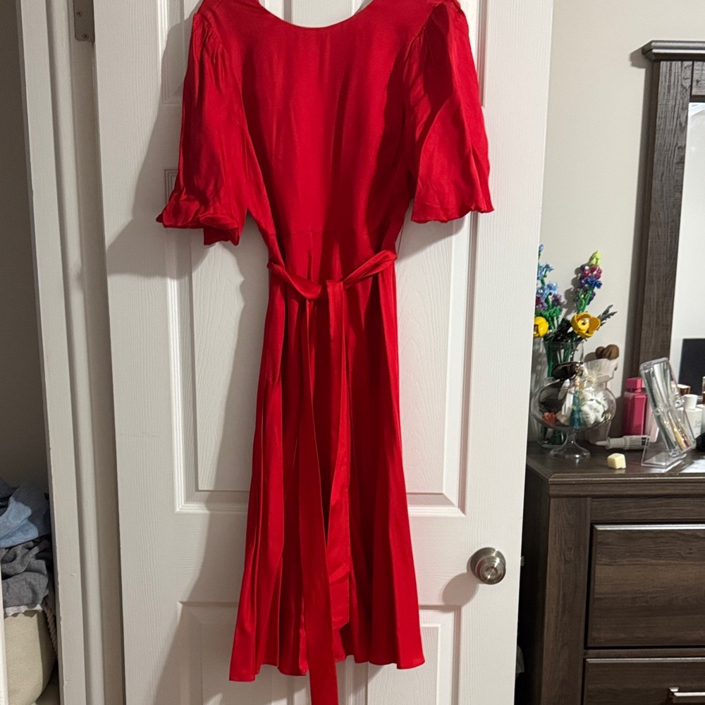 kate spade Vibrant Red Midi Dress
